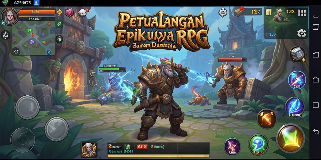 Tampilan gameplay <strong>AGEN878</strong> yang menarik dan mendalam dalam genre RPG.