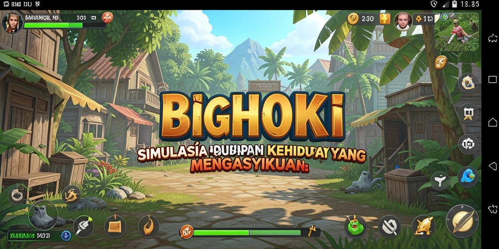 Tampilan gameplay BIGHOKI yang memikat dan realistis.