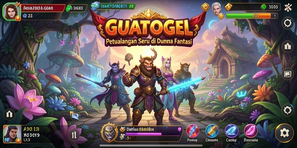 Tampilan gameplay GUATOGEL yang mendebarkan dan penuh aksi.