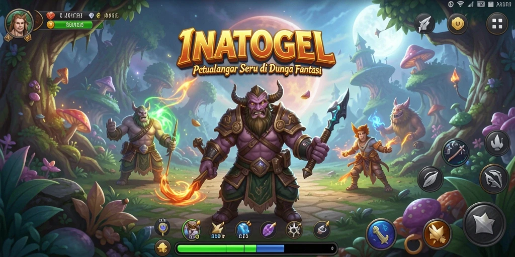 Tampilan gameplay seru dalam petualangan INATOGEL.