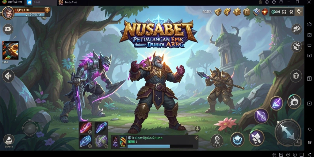 Gameplay mendalam NUSABET dengan aksi seru dan grafis memukau.