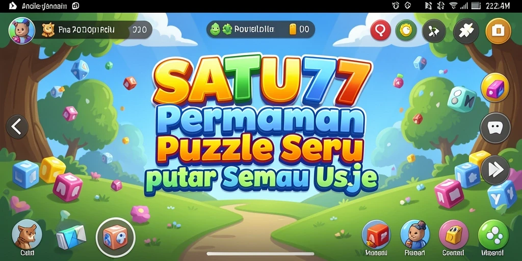 Tampilan gameplay SATU77 yang menantang dan seru.