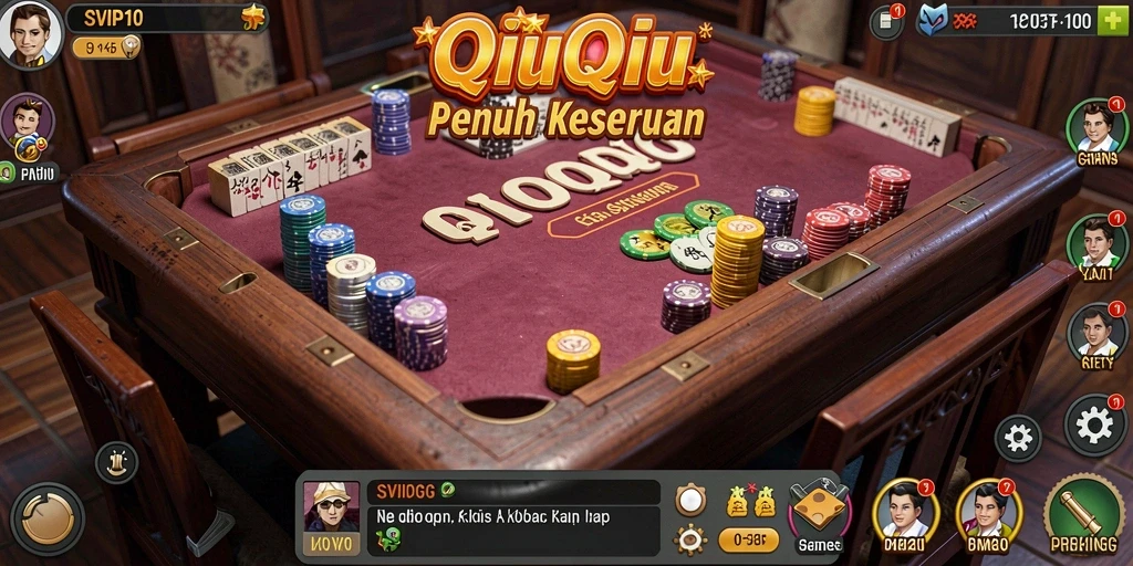 Gameplay menarik QiuQiu di aplikasi SVIP10.