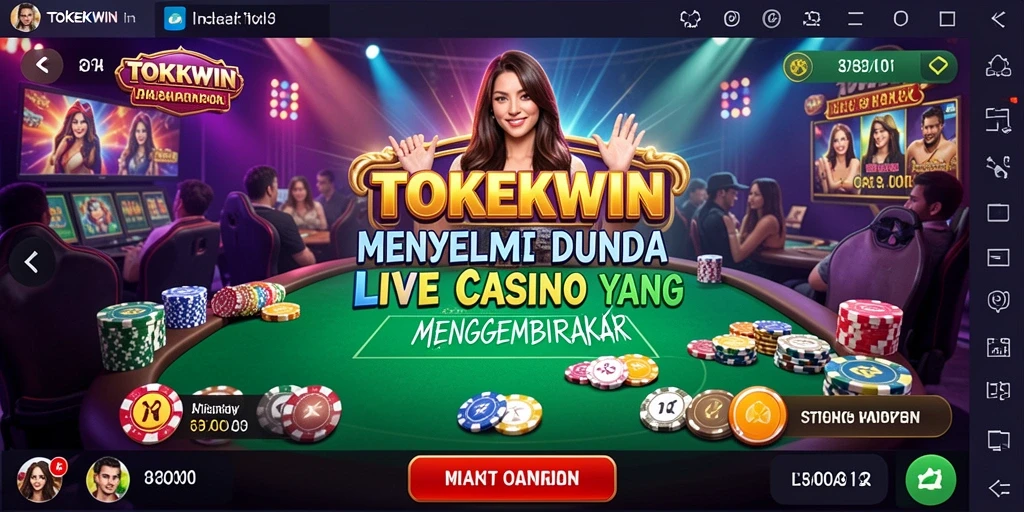 Tampilan gameplay TOKEKWIN yang interaktif dan mendebarkan.